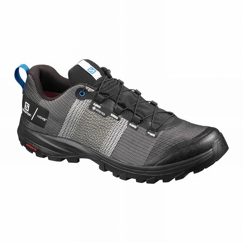 Salomon Israel OUT GTX/PRO - Mens Hiking Shoes - White/Black (VPYG-04192)